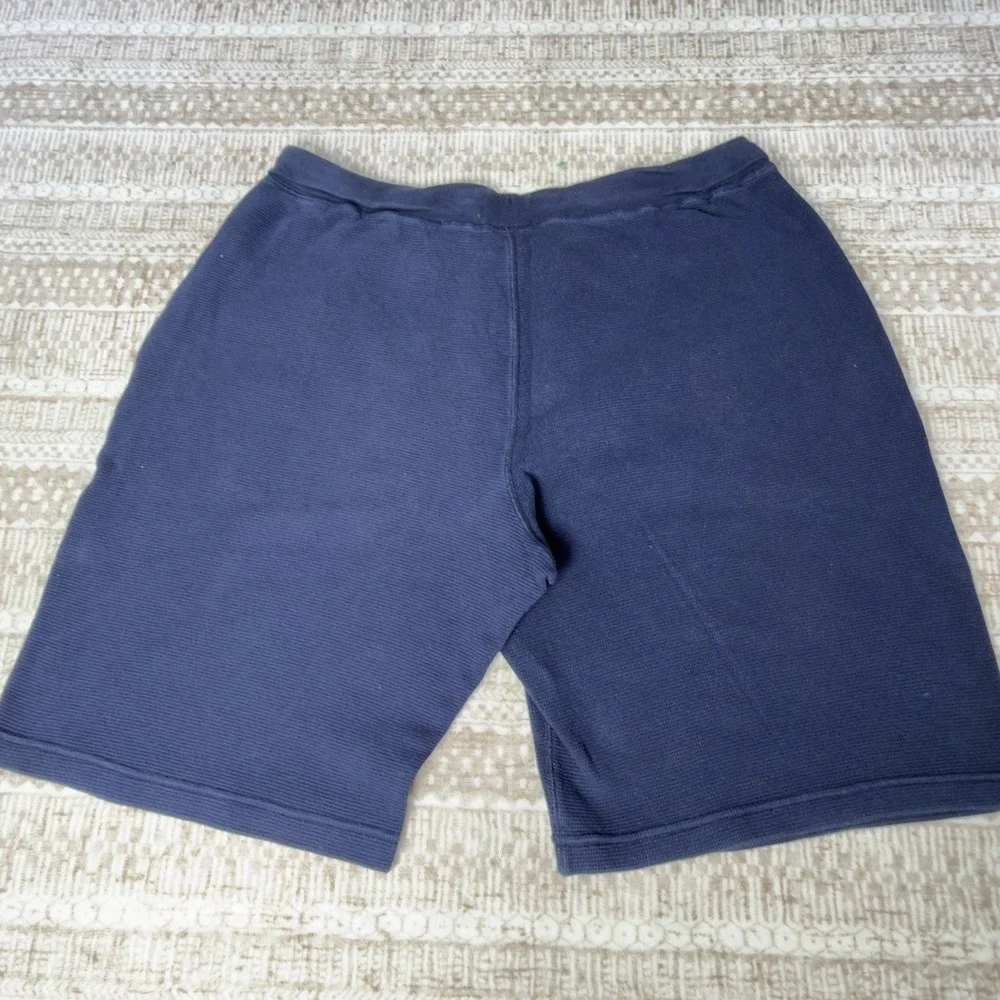 Polo Ralph Lauren Sleep/lounge Shorts Mens Large Navy Blue Waffle Knit